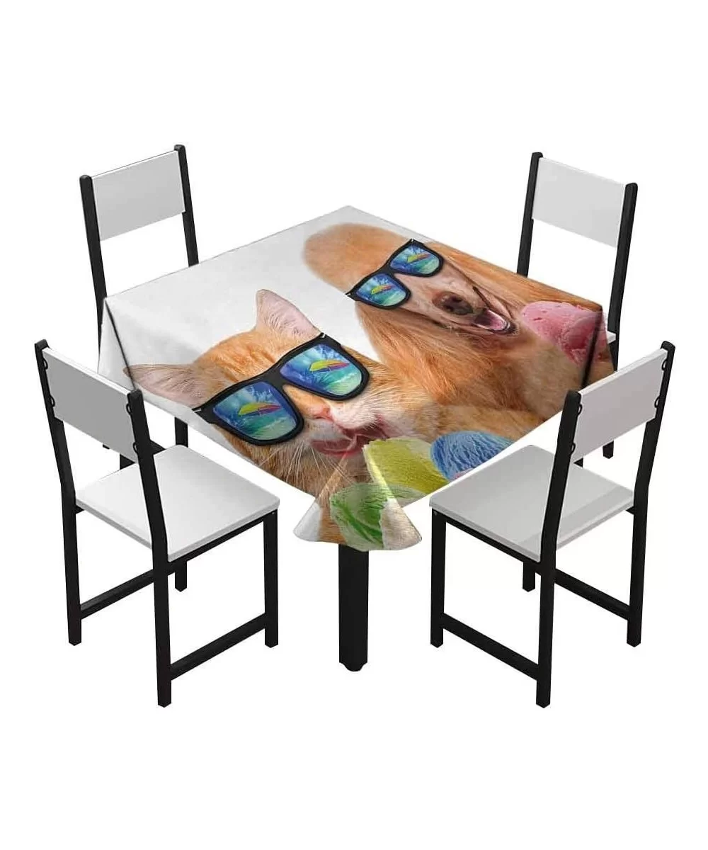 Pink Rectangular Tablecloth Sunglasses Artwork Beautiful Pattern - Color08 - CH197RGC7IL $35.13 Rectangular