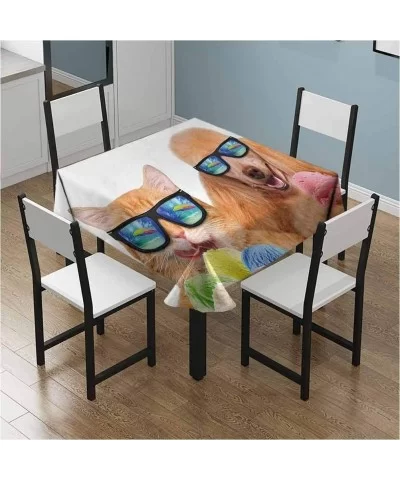 Pink Rectangular Tablecloth Sunglasses Artwork Beautiful Pattern - Color08 - CH197RGC7IL $35.13 Rectangular