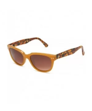 Women's CS122S Square Sunglasses- One Size - Orange Frame/Gradient Brown Lens - CJ113Z6WZWT $43.37 Square