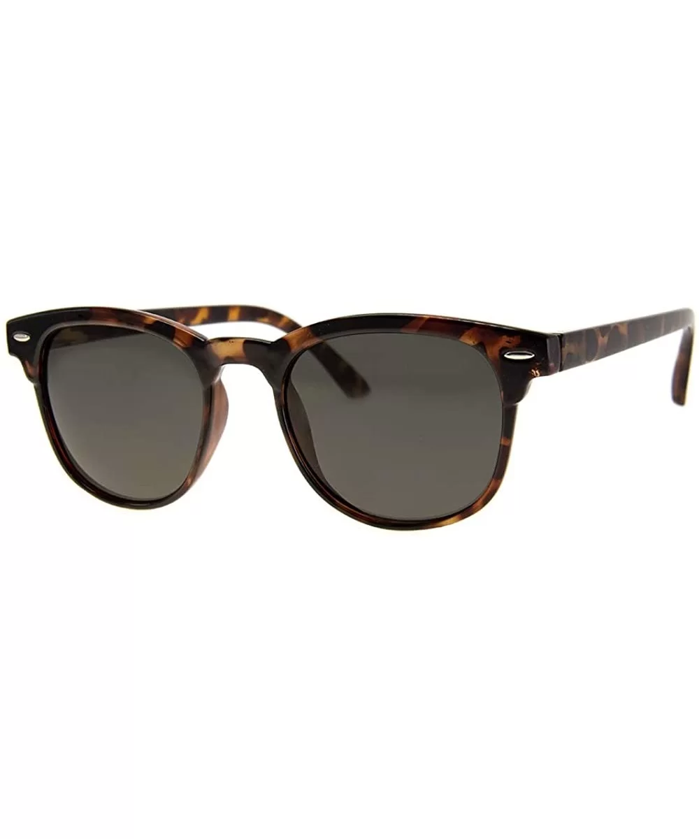 Content Square Sunglasses - Tortoise - C618WC2G40U $12.60 Square