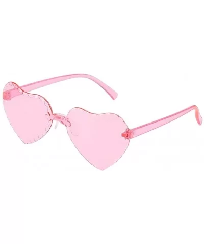 Love Heart Shaped Sunglasses Child PC Frame Resin Lens Sunglasses UV400 Protection Eyewear Sunglass Sun Glasses - CS19086522A...