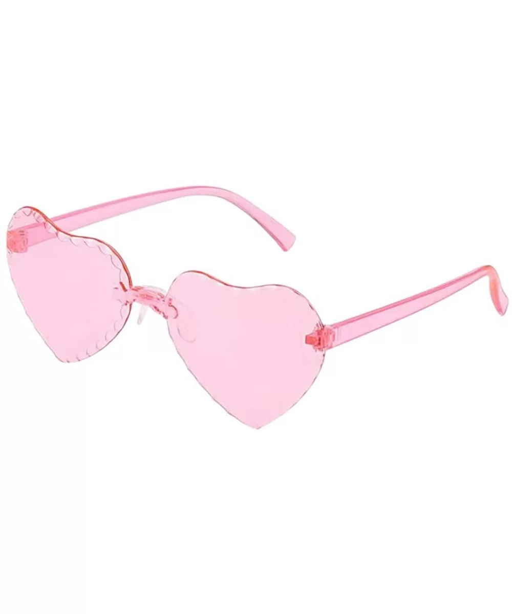 Love Heart Shaped Sunglasses Child PC Frame Resin Lens Sunglasses UV400 Protection Eyewear Sunglass Sun Glasses - CS19086522A...