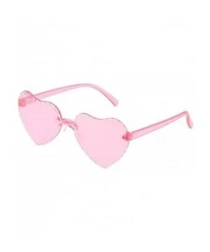 Love Heart Shaped Sunglasses Child PC Frame Resin Lens Sunglasses UV400 Protection Eyewear Sunglass Sun Glasses - CS19086522A...