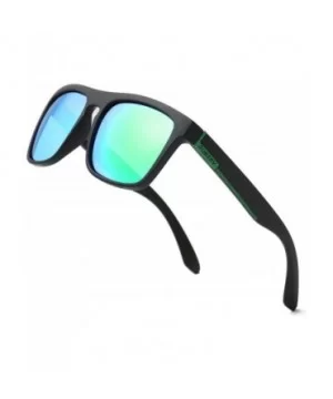 Classic Polarized Sunglasses for Men Women Retro 100% UV Protection Driving Sun Glasses D731 - Black/Green - CT18H828226 $11....