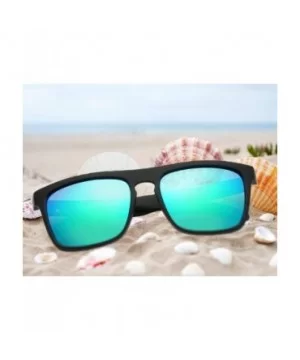 Classic Polarized Sunglasses for Men Women Retro 100% UV Protection Driving Sun Glasses D731 - Black/Green - CT18H828226 $11....