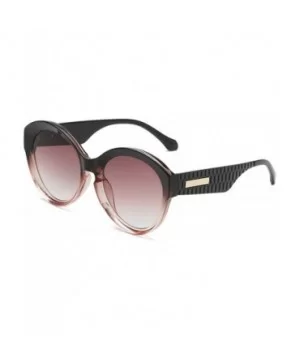 Multicolor Sunglasses Oversized Everyday - F - CB18T898ZG6 $4.96 Round