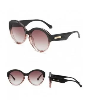 Multicolor Sunglasses Oversized Everyday - F - CB18T898ZG6 $4.96 Round