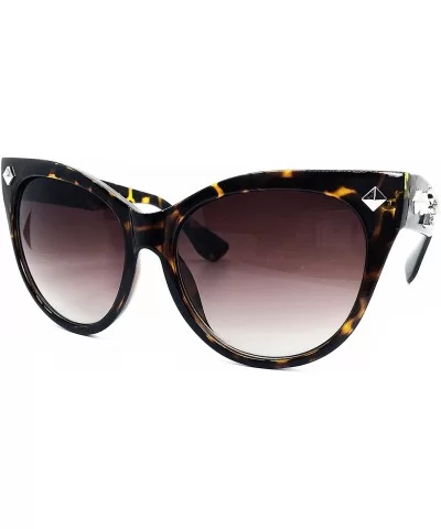 Oversize Designer Sunglasses - Leopard Brown - CR18E4DO58Z $17.01 Oversized