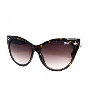 Oversize Designer Sunglasses - Leopard Brown - CR18E4DO58Z $17.01 Oversized