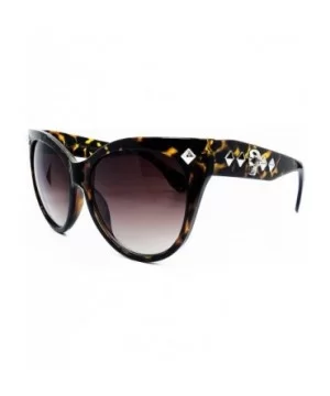 Oversize Designer Sunglasses - Leopard Brown - CR18E4DO58Z $17.01 Oversized