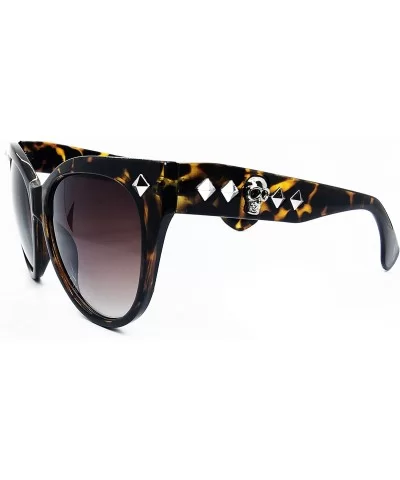 Oversize Designer Sunglasses - Leopard Brown - CR18E4DO58Z $17.01 Oversized