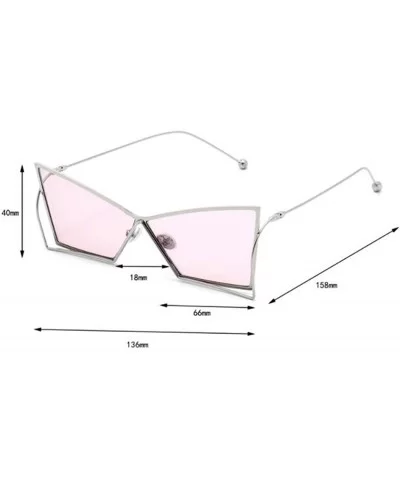 2019 new fashion sunglasses- beveled cat eye sunglasses- marine sunglasses - A - CH18S5L5WTL $44.14 Aviator