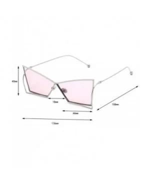 2019 new fashion sunglasses- beveled cat eye sunglasses- marine sunglasses - A - CH18S5L5WTL $44.14 Aviator