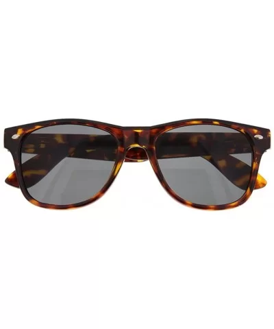 BULK WHOLESALE UNISEX 80'S RETRO STYLE BULK LOT PROMOTIONAL SUNGLASSES - 10 PACK - Tortoise - CJ1806CCLHX $15.39 Wayfarer