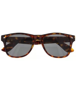 BULK WHOLESALE UNISEX 80'S RETRO STYLE BULK LOT PROMOTIONAL SUNGLASSES - 10 PACK - Tortoise - CJ1806CCLHX $15.39 Wayfarer