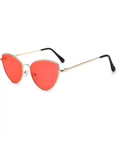 Sexy Small Vintage Cat Eye Sunglasses Women Red Black Sun Glasses Female Ladies Cateyes Sunglass 2018 Retro - C0199CLCL26 $15...