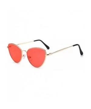 Sexy Small Vintage Cat Eye Sunglasses Women Red Black Sun Glasses Female Ladies Cateyes Sunglass 2018 Retro - C0199CLCL26 $15...