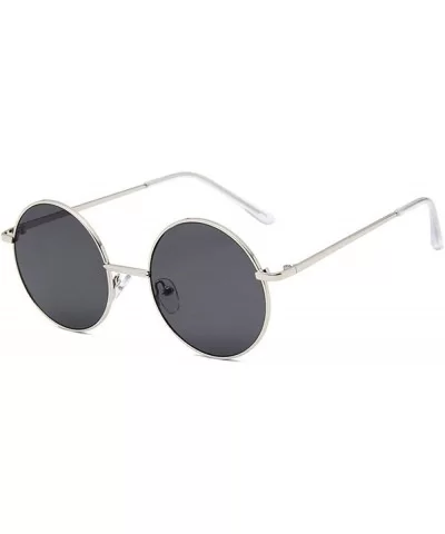 Sunglasses 2019 New Retro Metal Round Frame Colorful UV400 Outdoor Leisure 6 - 4 - C018YZWX58W $7.49 Aviator