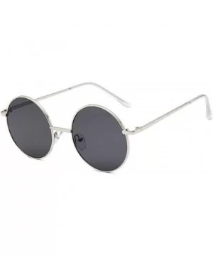 Sunglasses 2019 New Retro Metal Round Frame Colorful UV400 Outdoor Leisure 6 - 4 - C018YZWX58W $7.49 Aviator