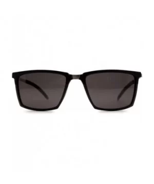 p583 Square Style Polarized- for Mens 100% UV PROTECTION - Black-black - C2192TG424T $16.07 Square