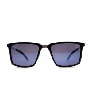 p583 Square Style Polarized- for Mens 100% UV PROTECTION - Black-black - C2192TG424T $16.07 Square