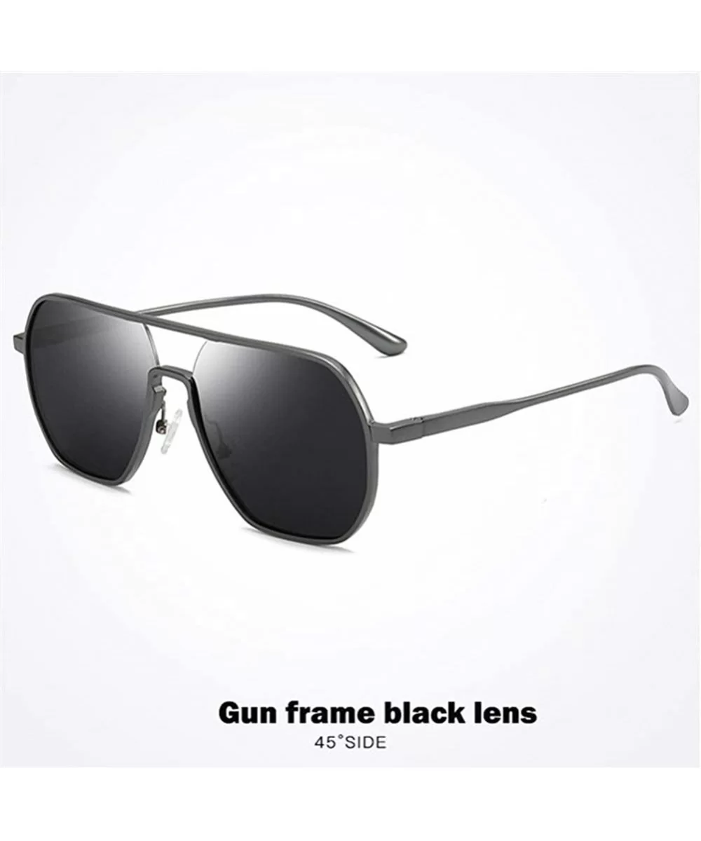 Sunglasses Polarized Chameleon Magnesium Photochromic - S0073 04gunblack - CM1986KD279 $26.70 Square