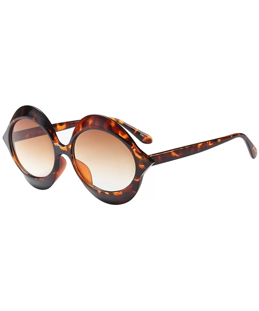 Women Fashion Classic Irregular Big Frame Sunglasses Retro Casual Eyewear - C - CM18TLY3MOU $5.51 Square