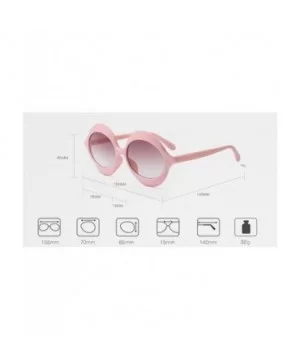 Women Fashion Classic Irregular Big Frame Sunglasses Retro Casual Eyewear - C - CM18TLY3MOU $5.51 Square