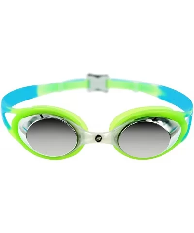 iedge Junior Swim Goggle Carnaval IE-34710 (Silver Mirror) - Blu/Grn - CI18E7O94LD $11.25 Goggle