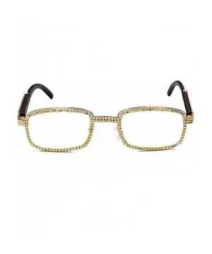 Diamond Sunglasses Vintage Glasses Fashion - Gold&clear - CV19273SUDS $11.16 Square