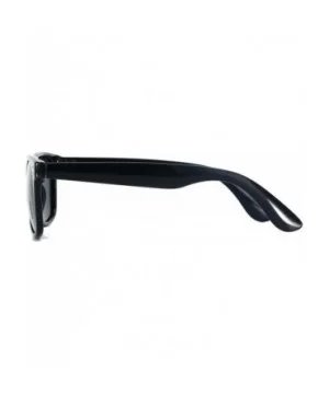 Retro Style Sunglasses Classic 80's Vintage Style Design (Black Matte) - CD11NWIYO3N $5.49 Wayfarer