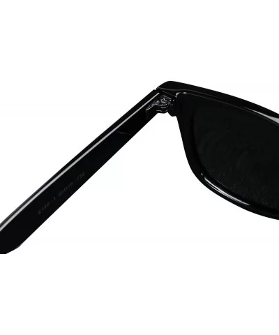 Retro Style Sunglasses Classic 80's Vintage Style Design (Black Matte) - CD11NWIYO3N $5.49 Wayfarer