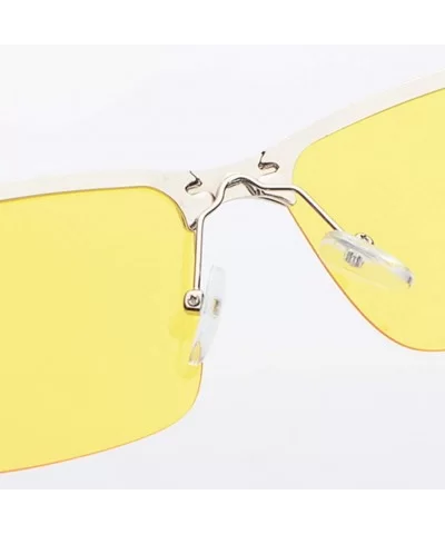 Women Night Glasses Anti Glare Drivers Polarized UV400 Driver Eyewear - Gray - CY18OZL4983 $8.62 Rimless