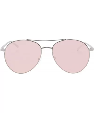 Classic Aviator Sunglasses For Women/Men - Ultralight Metal Frame Eye Sun Glass - Pink - CB18GUEH4N0 $7.08 Aviator