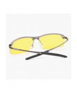 Women Night Glasses Anti Glare Drivers Polarized UV400 Driver Eyewear - Gray - CY18OZL4983 $8.62 Rimless