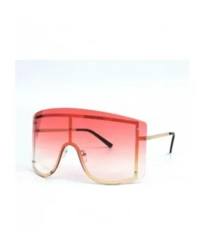 Big Frame Personality Sunglasses Windproof Sunglasses Colorful Frame Goggles - 6 - CL190EZ5YDE $28.04 Goggle