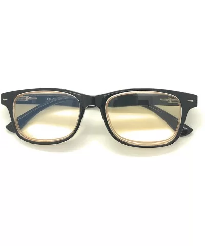 Computer Reading Glasses Blue Blocking - Black - CS18NDR8X5D $7.48 Rectangular