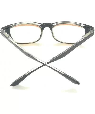 Computer Reading Glasses Blue Blocking - Black - CS18NDR8X5D $7.48 Rectangular