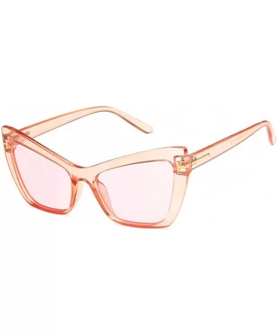 Unisex Sunglasses Fashion Bright Black Grey Drive Holiday Rectangle Non-Polarized UV400 - Pink - CD18RLIZZ5C $5.91 Rectangular