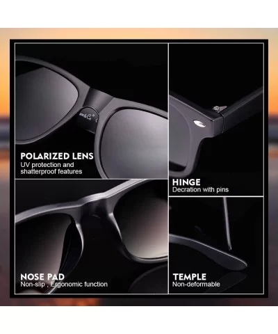 Polarized Mens Classic Trendy Stylish Sunglasses UV400 Clip-on Over Precription Glasses NCS004 - CU18RO78MNY $10.43 Sport