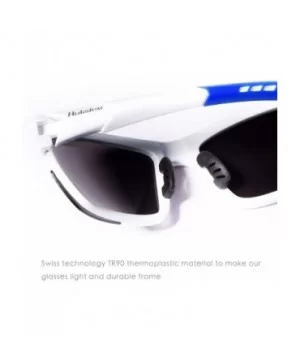 S1 Sport Polarized Sunglasses - White-blue - C7129SAOR7Z $24.62 Sport