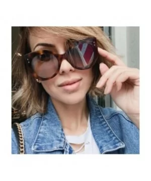 Cat Eye Sunglasses - Women Vintage Big Frame Sunglasses Ladies Man Retro Eyewear (B) - B - CJ18E4Q5T3X $4.93 Aviator