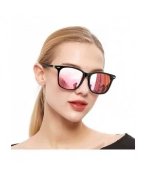 Polarized Mirrored Sunglasses for Women - Fashion Oversized Design Sun Glasses - 100% UV Protection Eyewear - C8196OG55S9 $20...