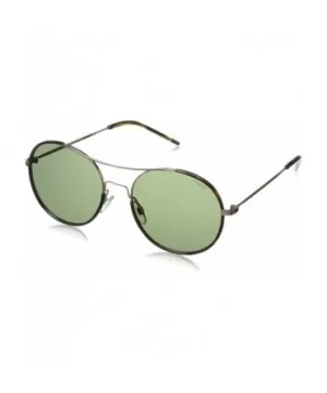 Unisex-Adult PLD1021S Polarized Round Sunglasses - Gold Copper/Green Polarized - CJ12N4WYJ8D $54.19 Round