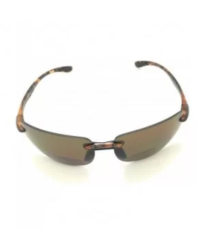 Sun Readers Rimless Maui Wrap Polarized or Non-polarized Lightweight TR90 Frame Bifocal Sunglasses - CT188I9DEXT $9.28 Wrap