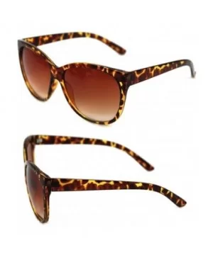 Retro Oversized Cat Eye Poliarized Sunglasses P2431 - Tortoise - C117YQNOHY9 $7.77 Oversized