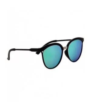 Durable Sunglasses for Women Fashion Cat Eye Mirrored Lens Oversized - C118O7KOYZ9 $7.68 Oversized