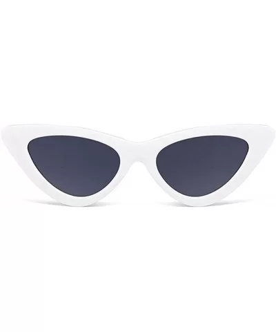 Women Fashion Cat Eye Shades Sunglasses Integrated UV Candy Colored - 0464k - CE18RS5QEDQ $4.64 Rimless