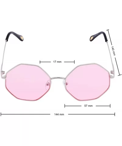 Fashion Sunglasses Delicate Polarized Protection - Purple - CW18RY78Q5T $9.71 Aviator