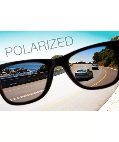 Shoreline Polarized Sunglasses by Dimensional Optics - Big Sur - CR18I5WCAIX $14.65 Wayfarer